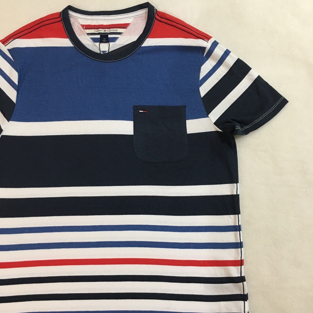 Tommy Hilfiger vtg inspired striped t shirt NWT